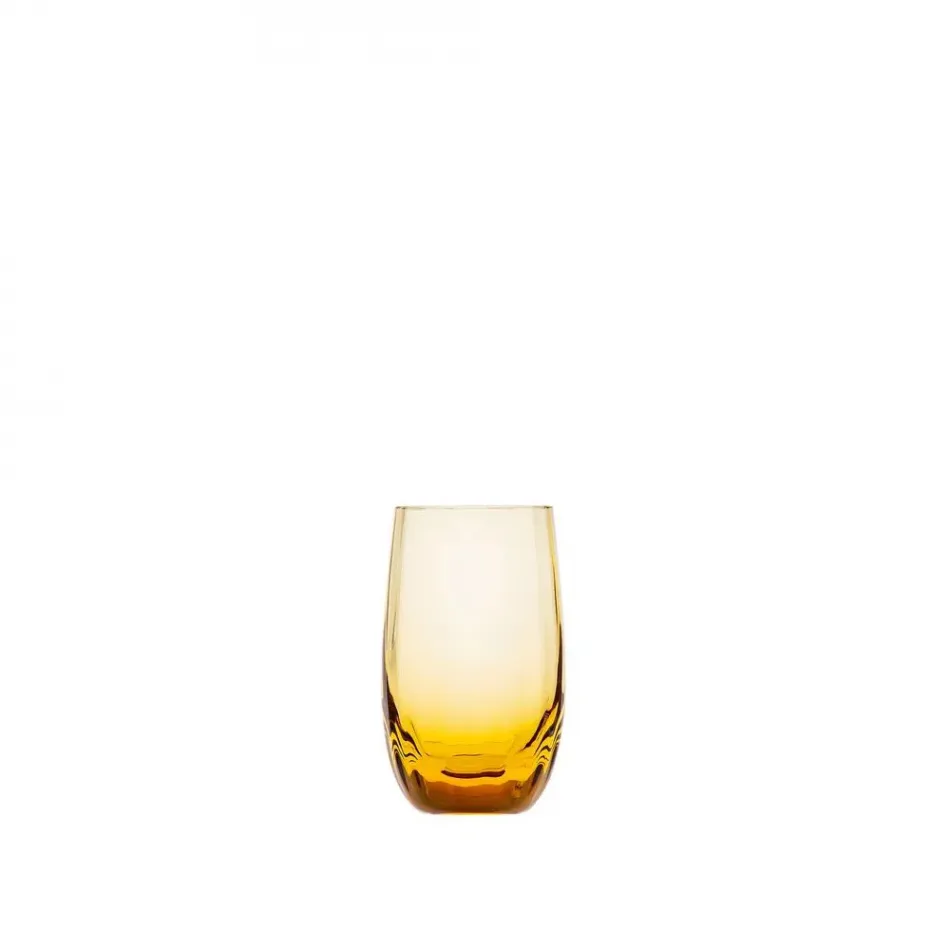 Optic Tumbler Shot Topaz Lead-Free Crystal, Optic 80 ml