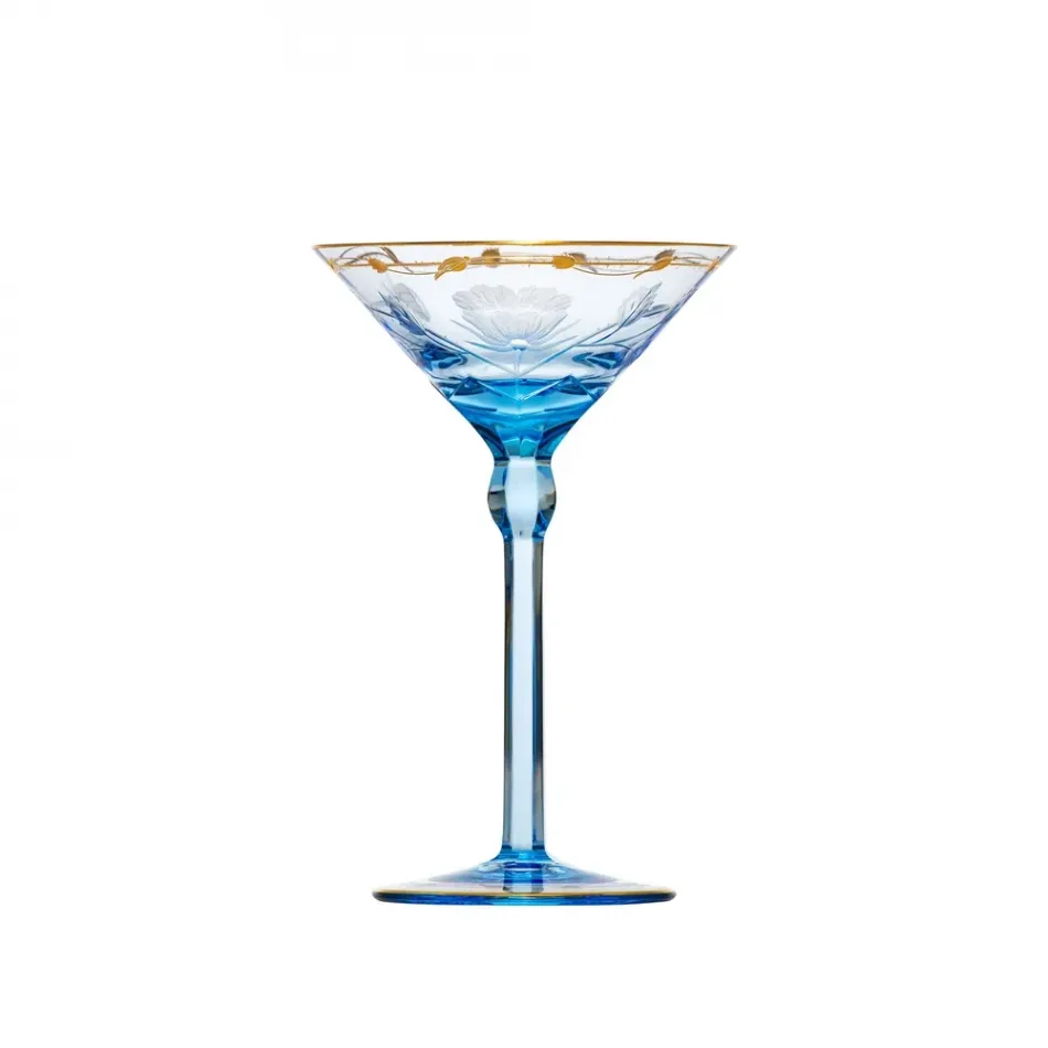 Paula Aquamarine Martini Glass 140 ml