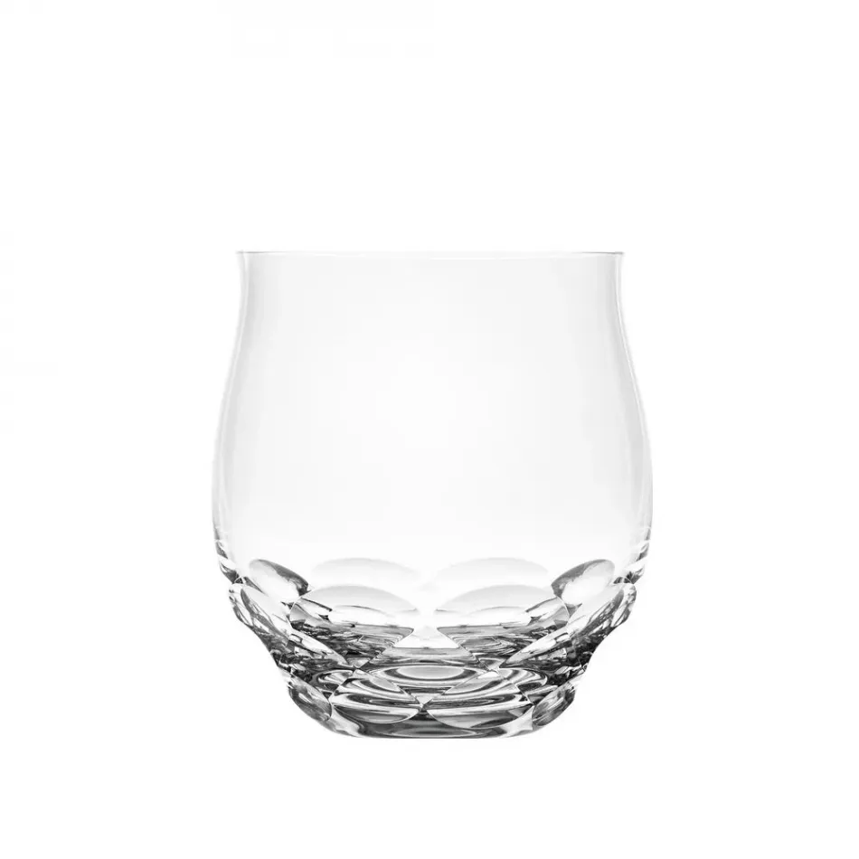 Bouquet Clear Lead-Free Crystal, Cut Edges Tumbler For Water