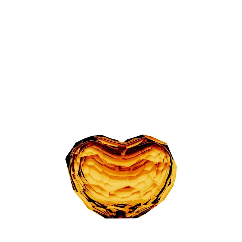 Heart Object Topaz Lead-Free Crystal, Cut 10 cm