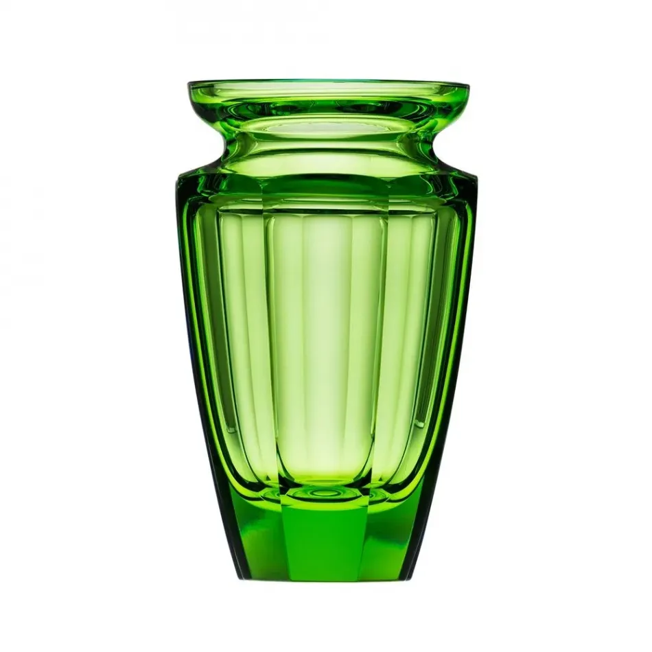 Eternity Underlaid Vase Beryl Green, Cut 20 Cm
