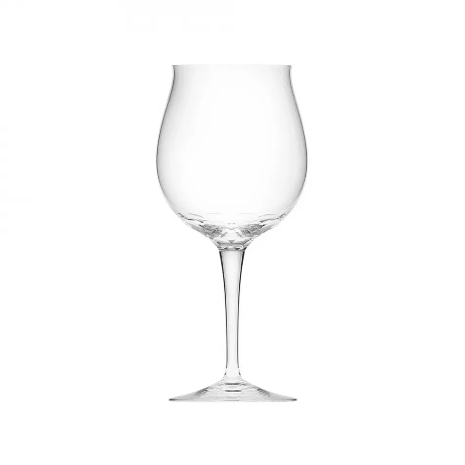 Bouquet Goblet For Wine Clear Lead-Free Crystal, Cut Edges 550 ml