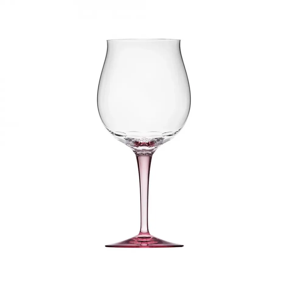 Bouquet Goblet For Wine Clear Rosalin Lead-Free Crystal, Cut Edges 550 ml