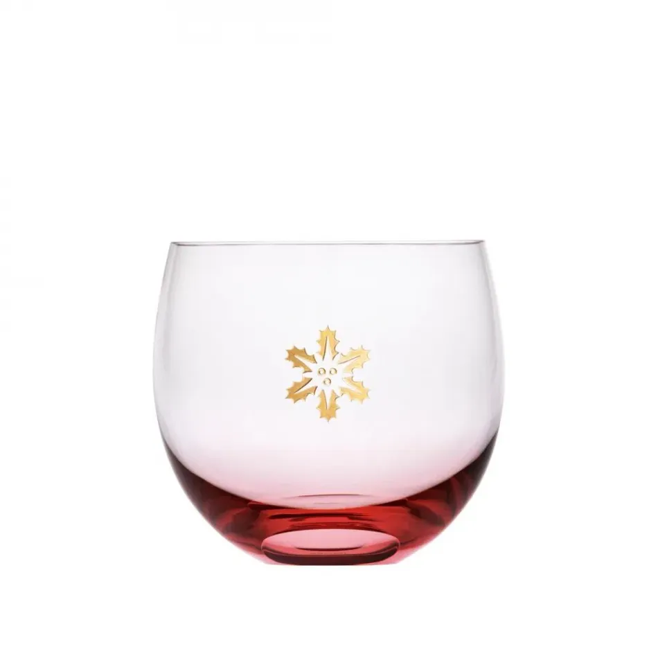 Culbuto 2 Pcs Set Rosalin Lead-Free Crystal, Sandblasting, Gilded Holly 1 240 ml