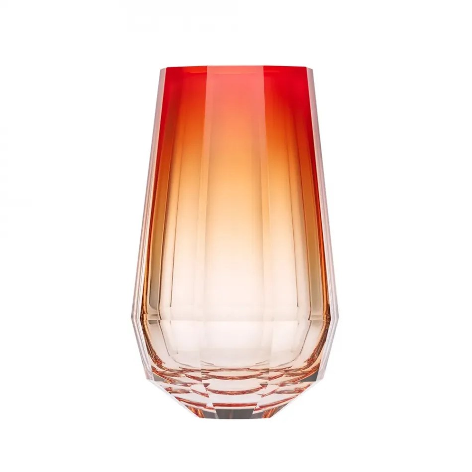 Drop Lead-Free Crystal, Cut Underlaid Vase 31,0 cm