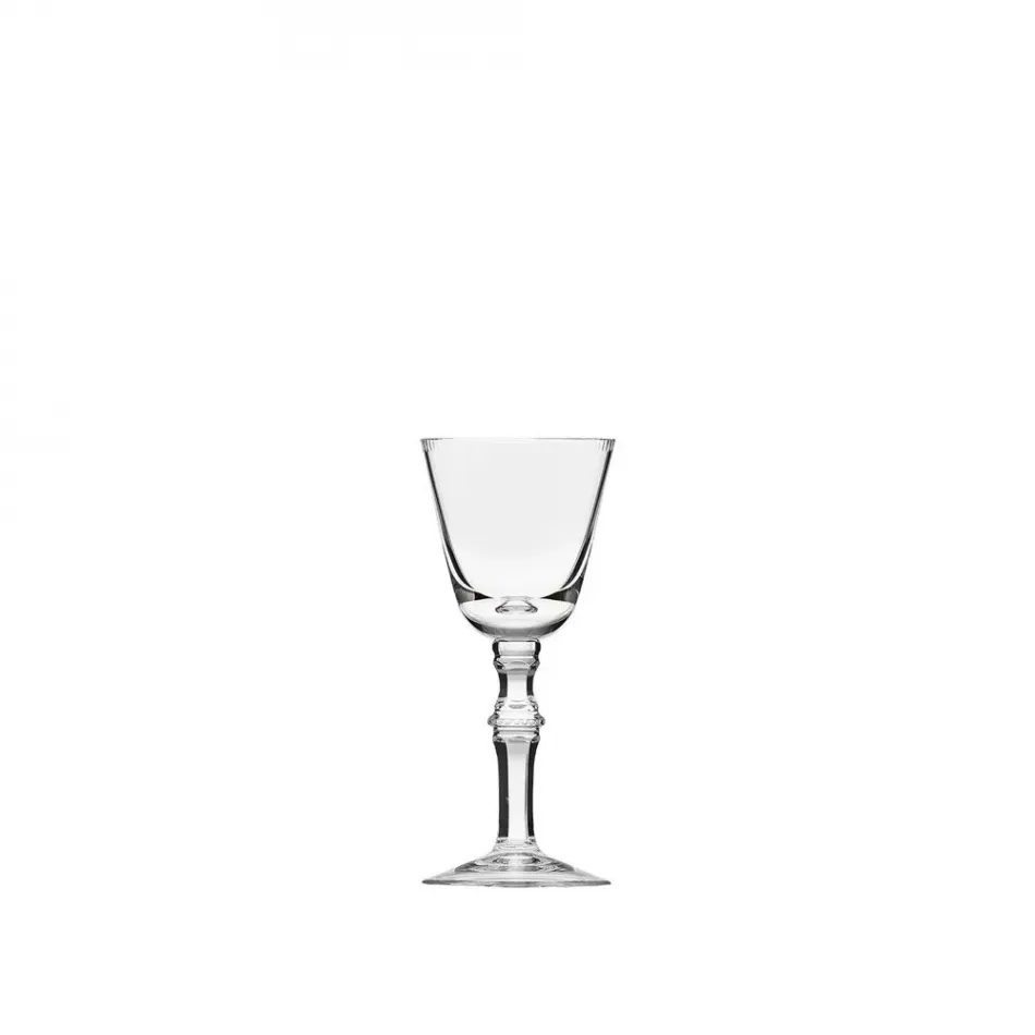 Mozart Clear Lead-Free Crystal, Cut Pearls Goblet Liqueur 50 ml