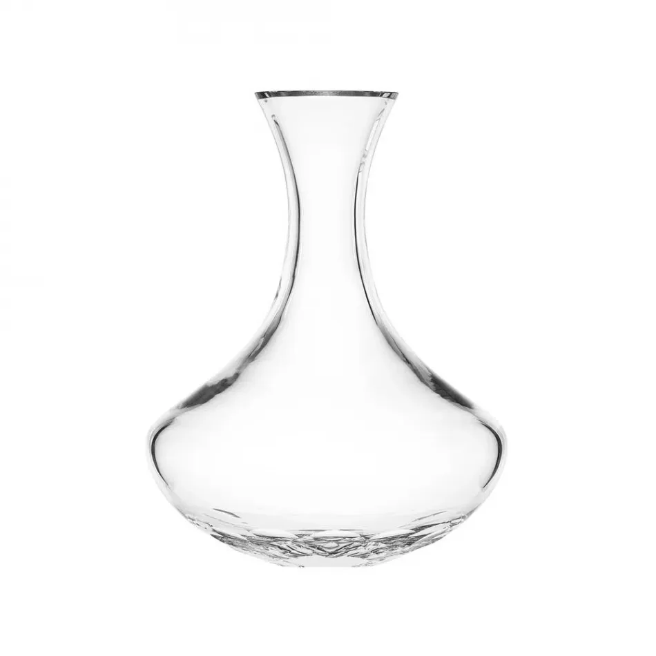 Bouquet Decanter For Wine Clear Lead-Free Crystal, Cut Edges 1500 ml