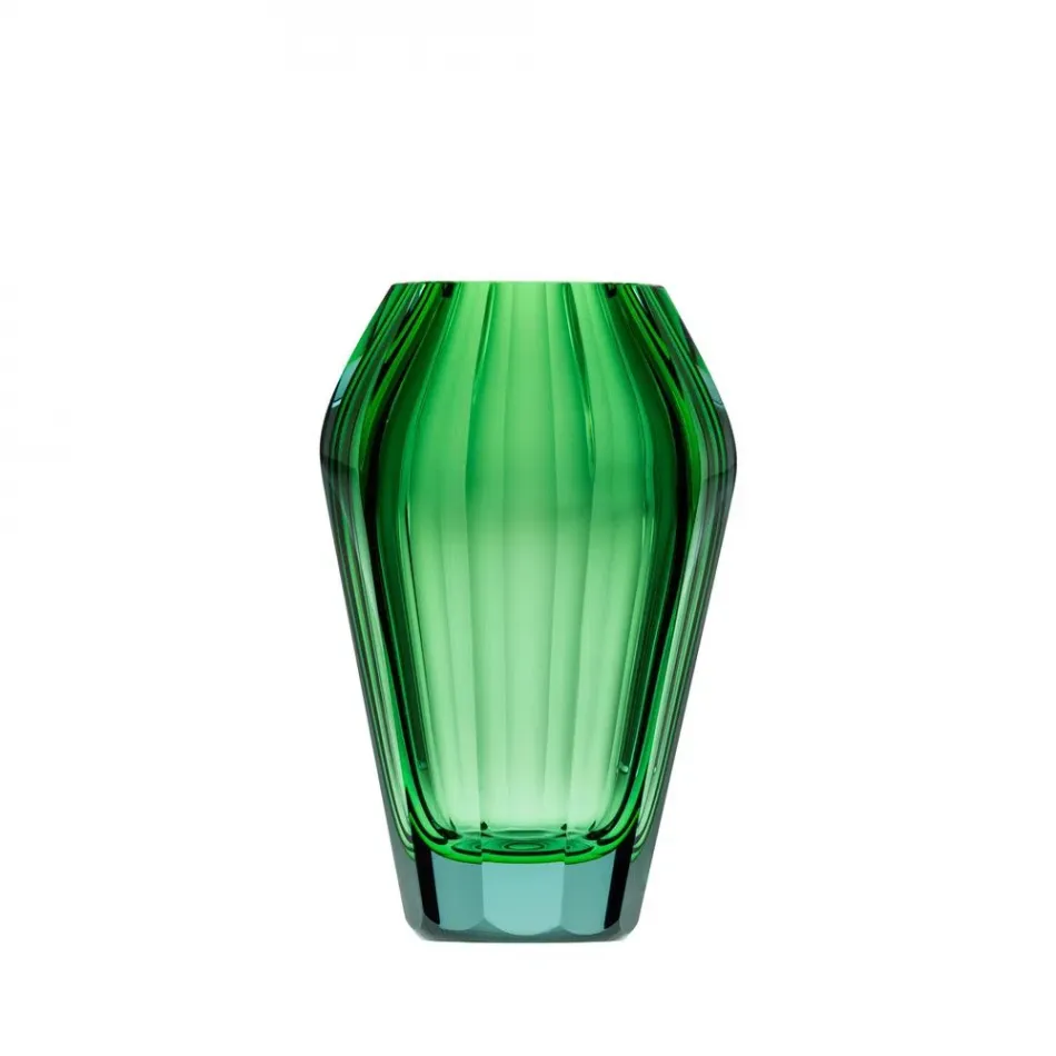 Diva Underlaid Vase Beryl Green, Cut 20 Cm