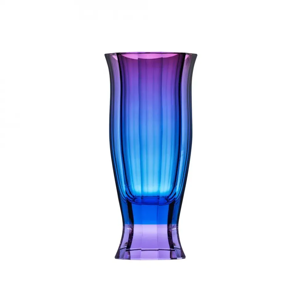 Fandango Underlaid Vase Combination Of Colors, Cut Edges, Bonded Parts 36 Cm