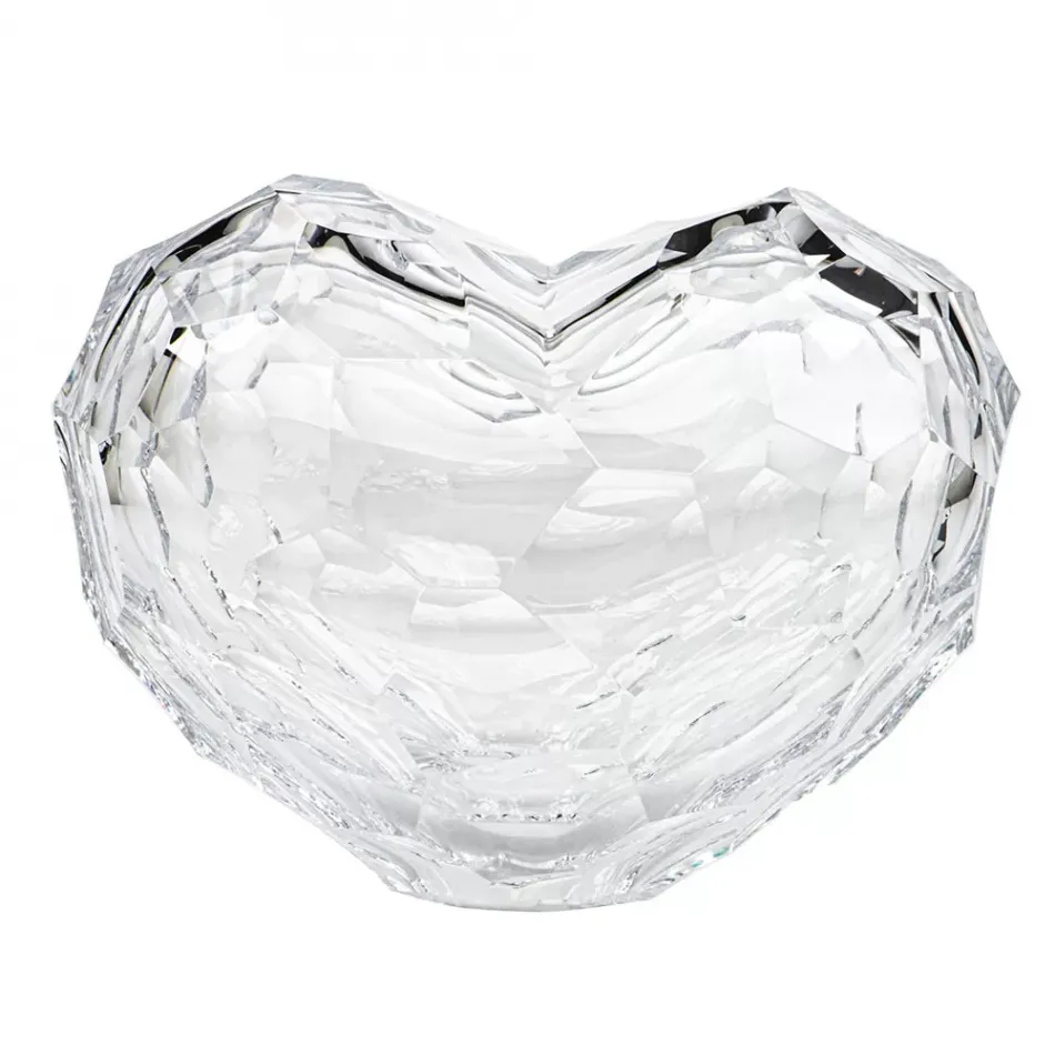 Heart Object Clear Lead-Free Crystal, Cut 20.5 cm