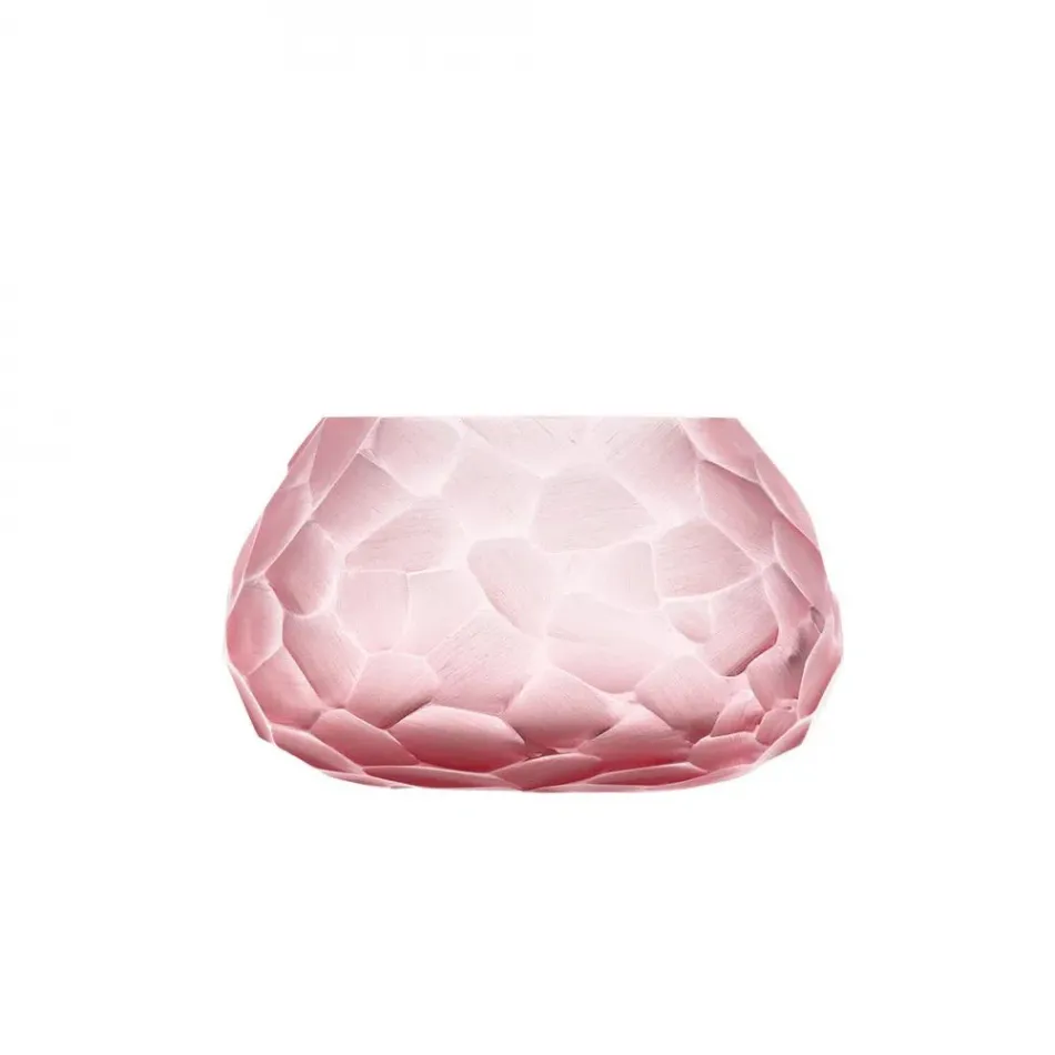 Lucy Candleholder Rosalin Lead-Free Crystal, Cut Pebbles 5,7 cm