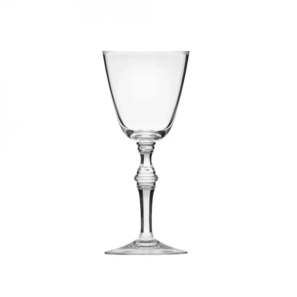 Mozart Goblet Red Wine Clear Lead-Free Crystal, Cut Pearls 250 ml