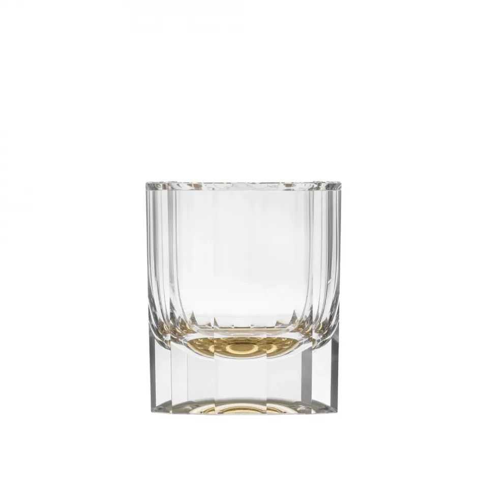 Solaris /I Tumbler Whisky Clear Lead Free Crystal, Cut, 24-Carat Gold 310 ml