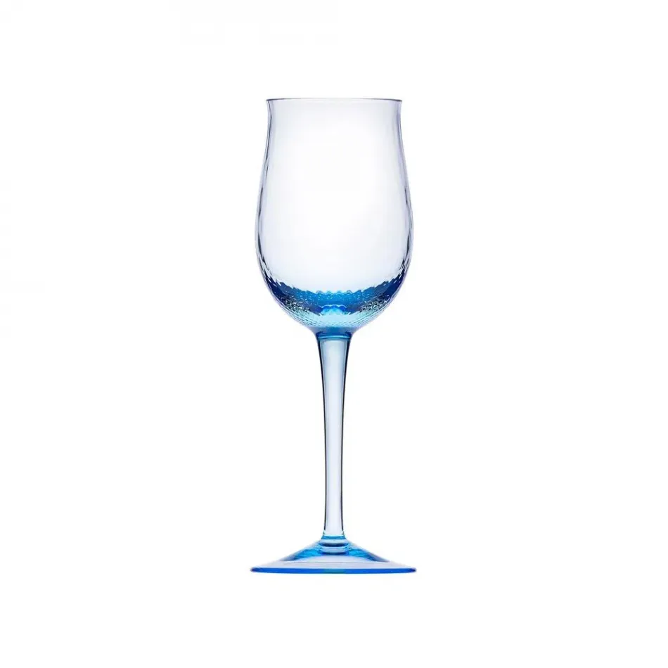 Wellenspiel Water Or Wine Goblet Aquamarine, Optic Texture 290 Ml