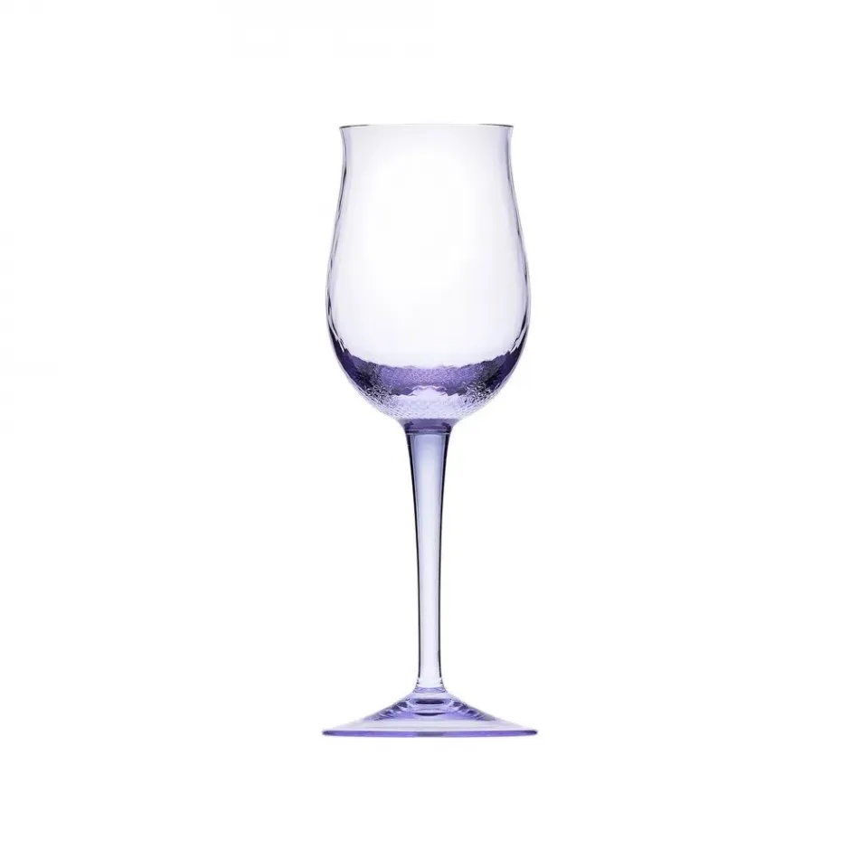 Wellenspiel Water Or Wine Goblet Alexandrite Lead-Free Crystal, Optic Texture 290 ml