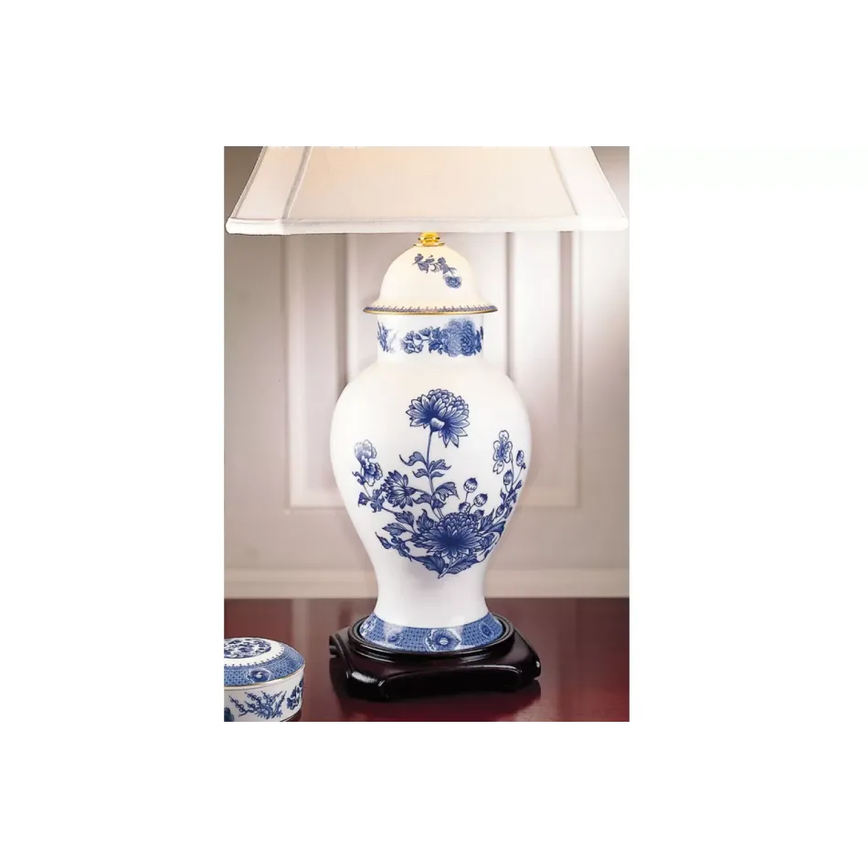 Imperial Blue Ginger Jar Lamp 31"