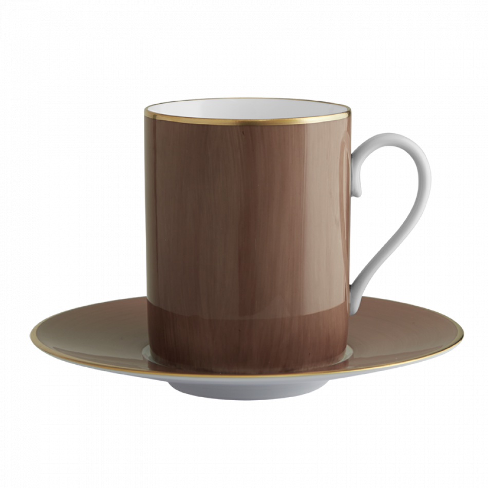 Lexington Taupe Tall Cup And Saucer (Special Order)