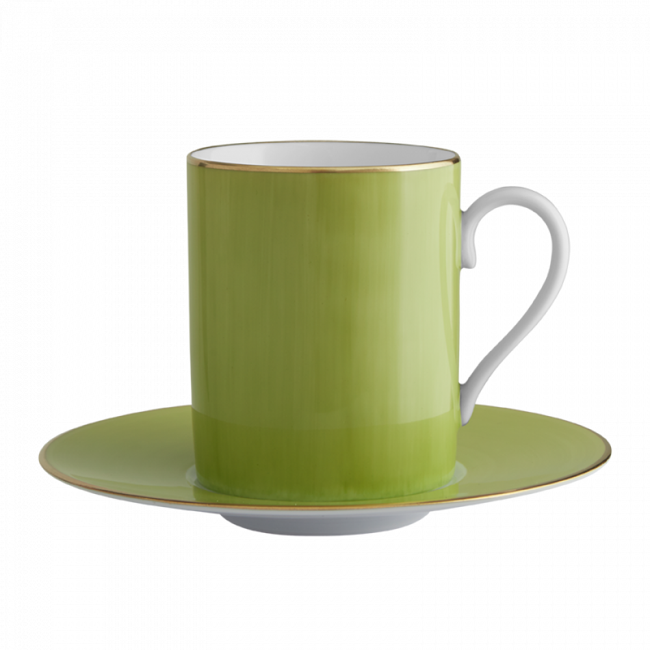 Lexington Tilleul (Avocado) Tall Cup And Saucer Tillleul (Special Order)