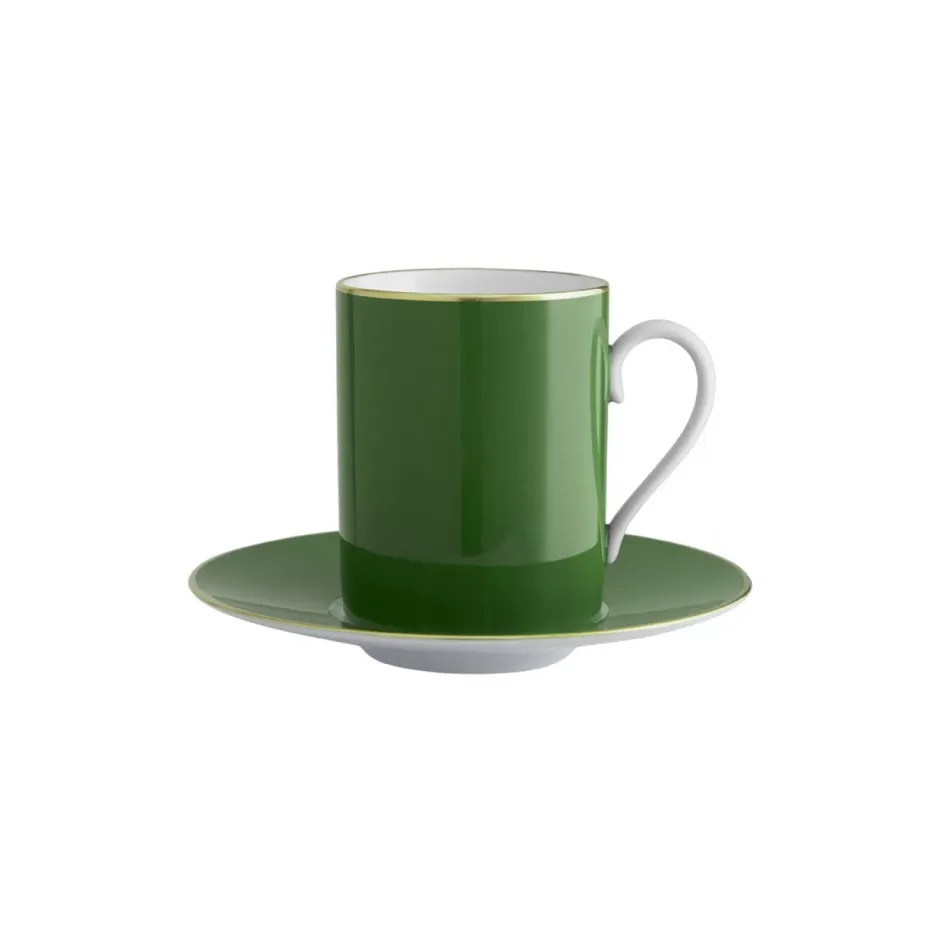 Lexington Vert Anglais (English Green) Tall Cup And Saucer (Special Order)