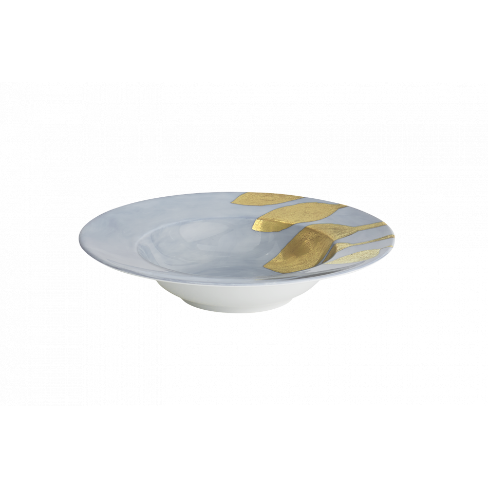 Daphne Lavande Rim Soup Plate 9" (Special Order)