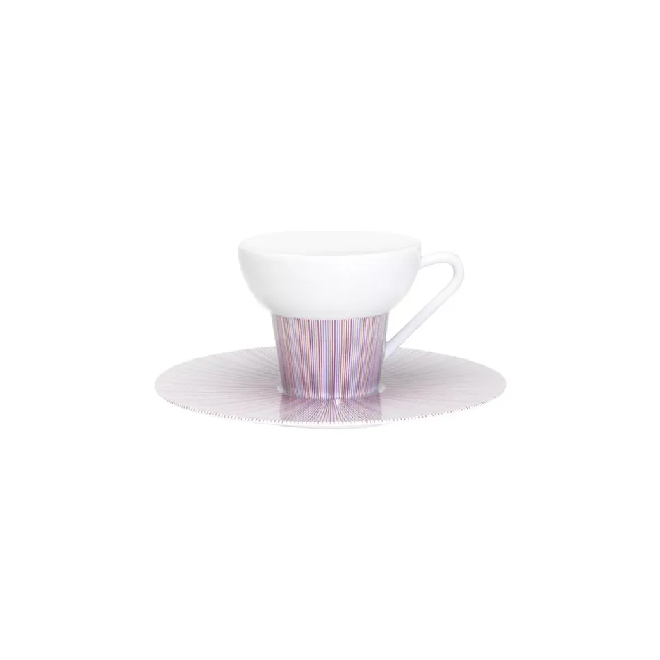 Cape Cod Raspberry Gold Tea Cup & Saucer (Special Order)