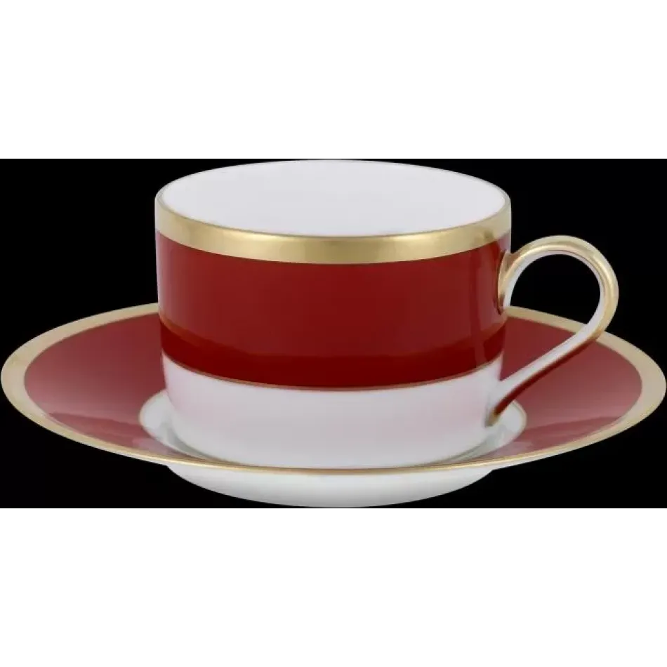 Madison Red Tea Cup & Saucer (Special Order)