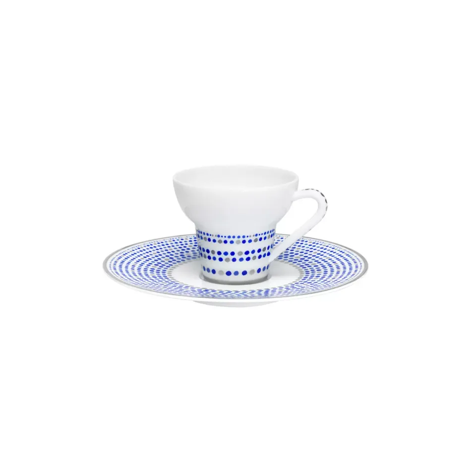 Villa Toscana Indigo Demitasse Cup And Saucer