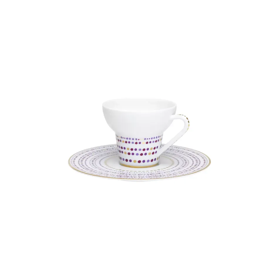 Villa Toscana Cassis Tea Cup And Saucer