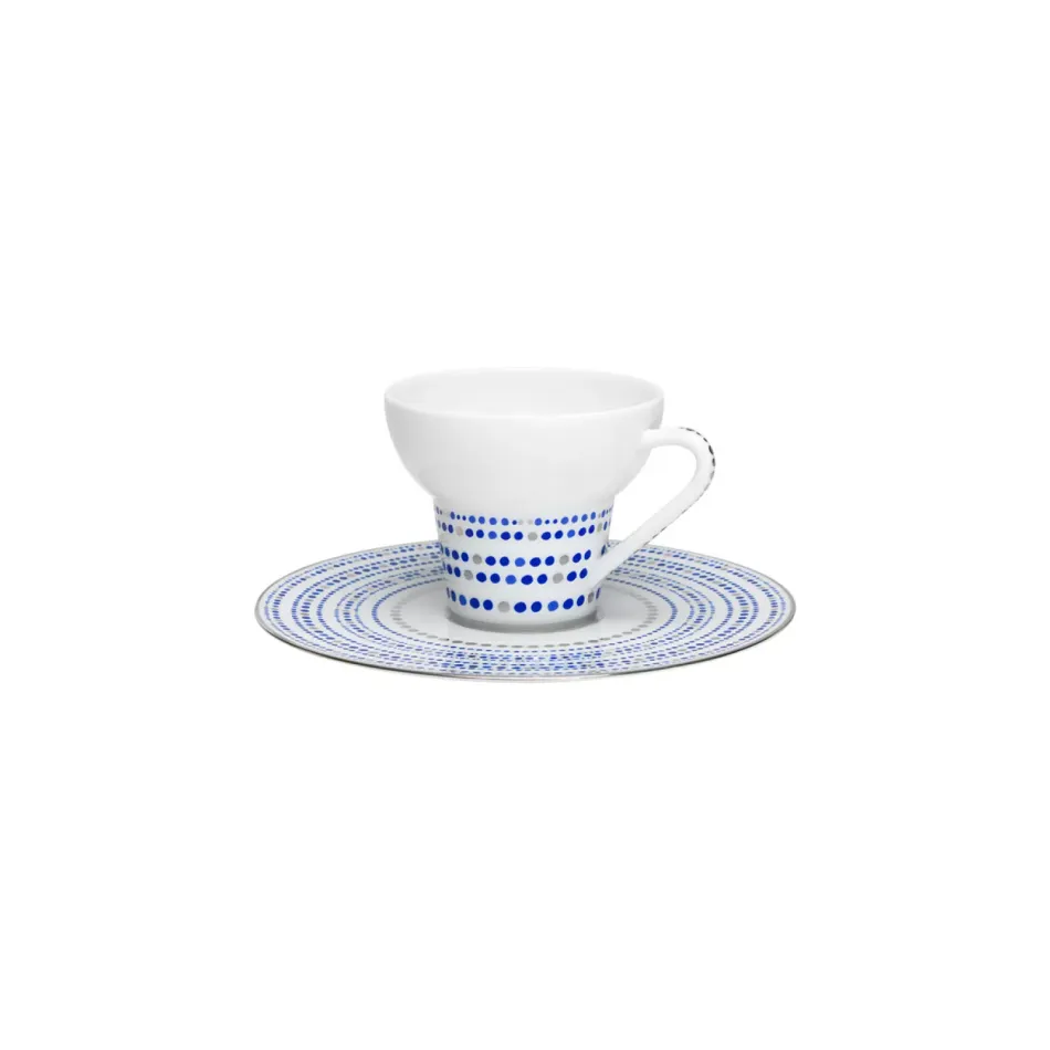 Villa Toscana Indigo Tea Cup And Saucer