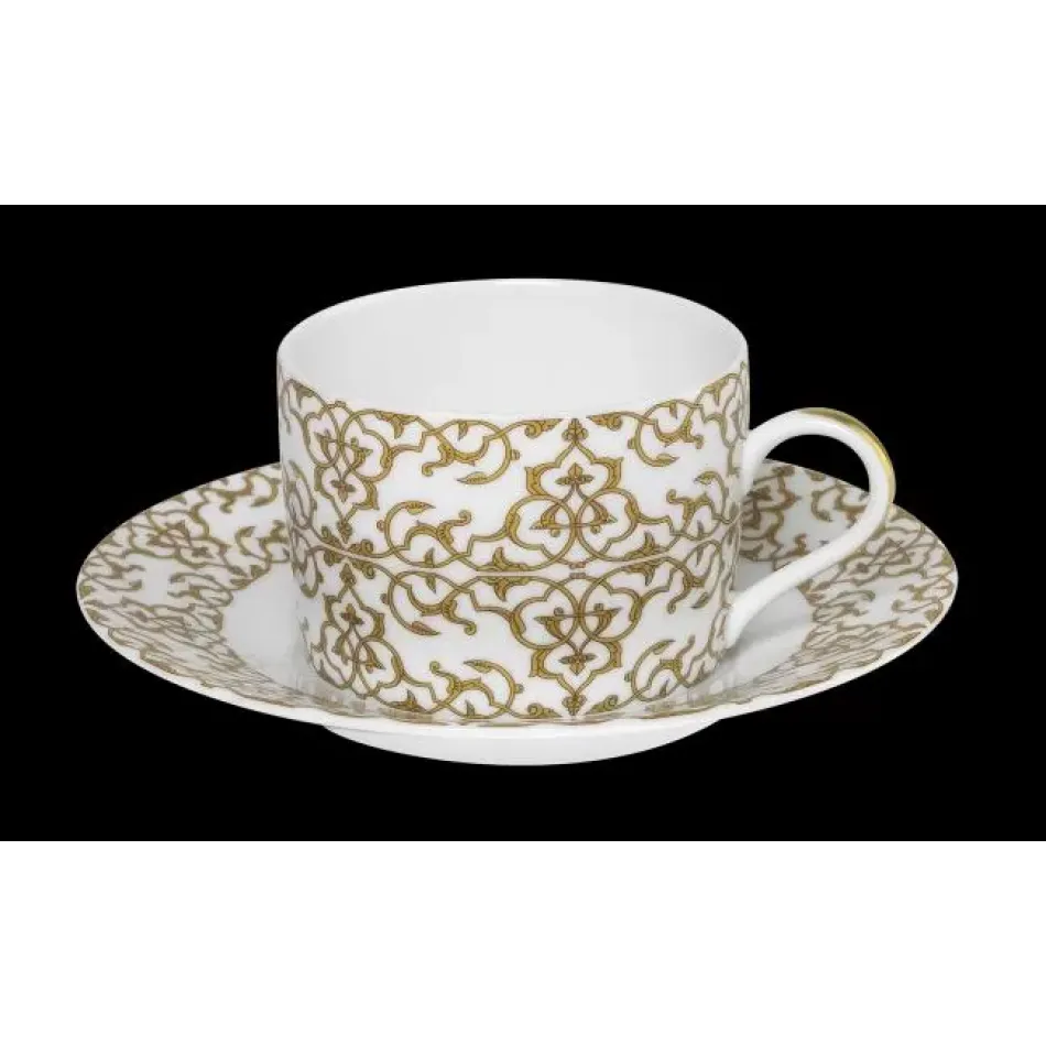 Alhambra Gold Tea Cup And Saucer (Special Order)