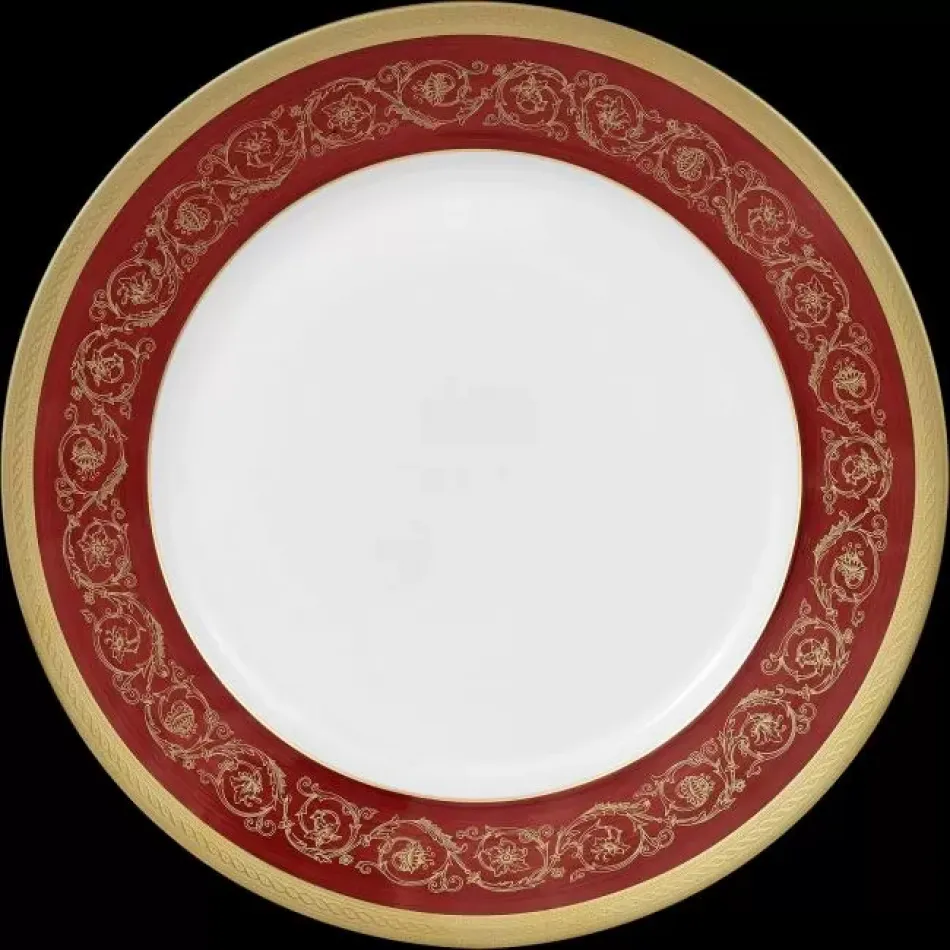 Ambassade Red Round Cake Plate 12.5 in (Special Order)