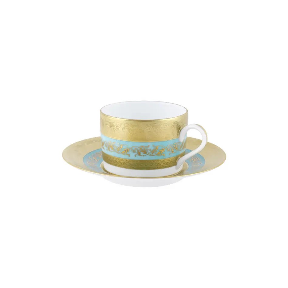 Balmoral Turquoise Tea Cup & Saucer (Special Order)