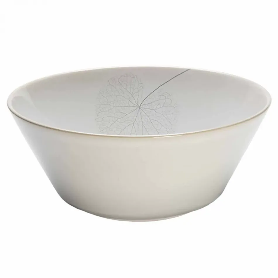 Leaf White Silk Medium Serving Bowl 3qt., 10.5"