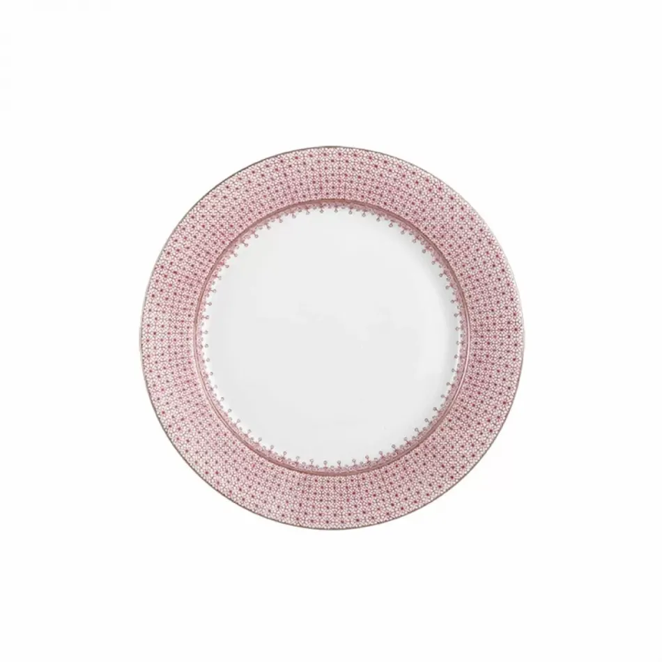 Pink Lace Bread & Butter Plate 7"