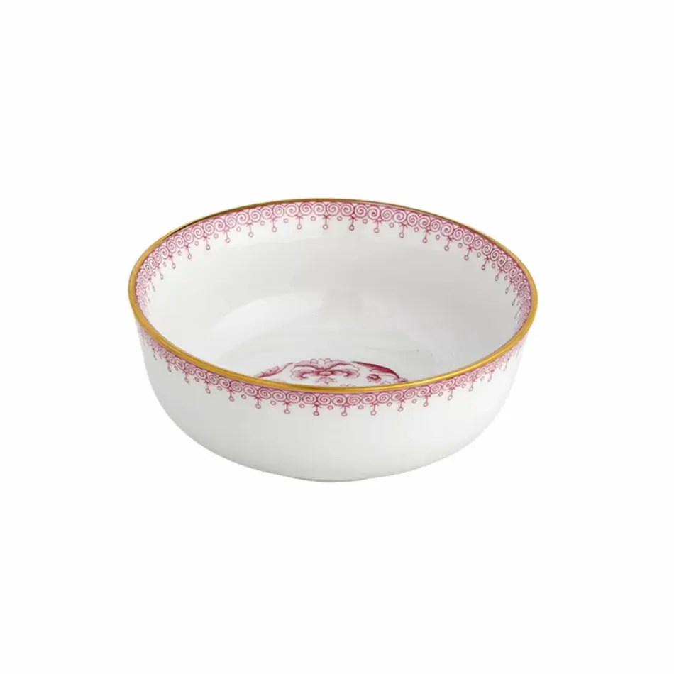 Pink Lace Dessert Bowl 4.75"