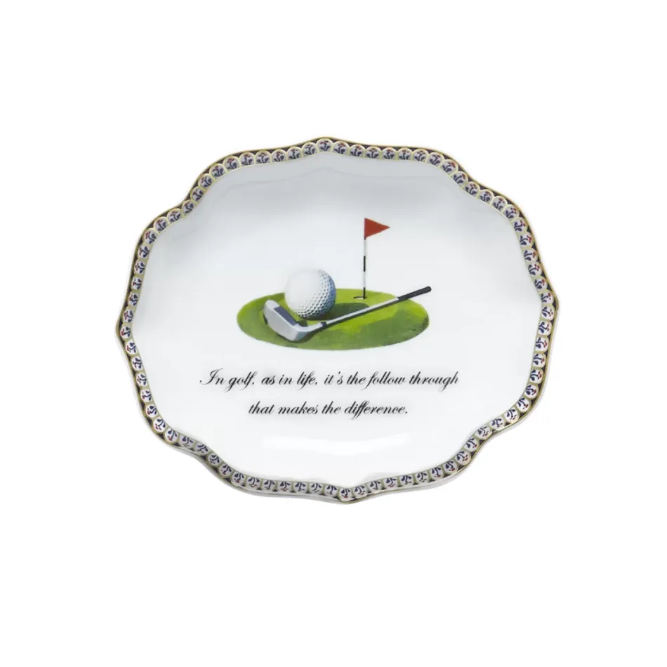 Golf Club, Follow Thru, Ring Tray Version 2 5.75"