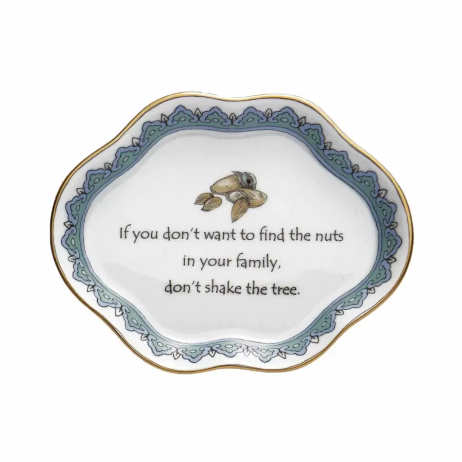 Nuts...Don't Shake The Tree…. Ring Tray 4.5" x 3.5"