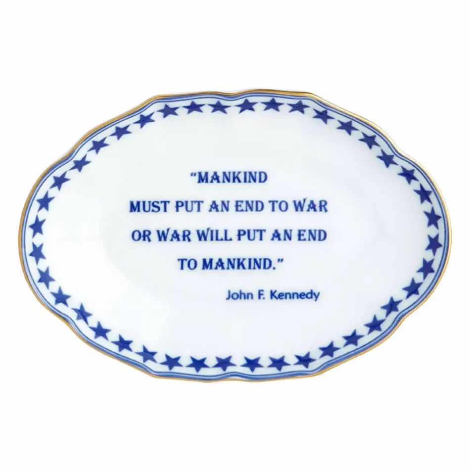 End War… John F. Kennedy, Ring Tray 5.75" x 4