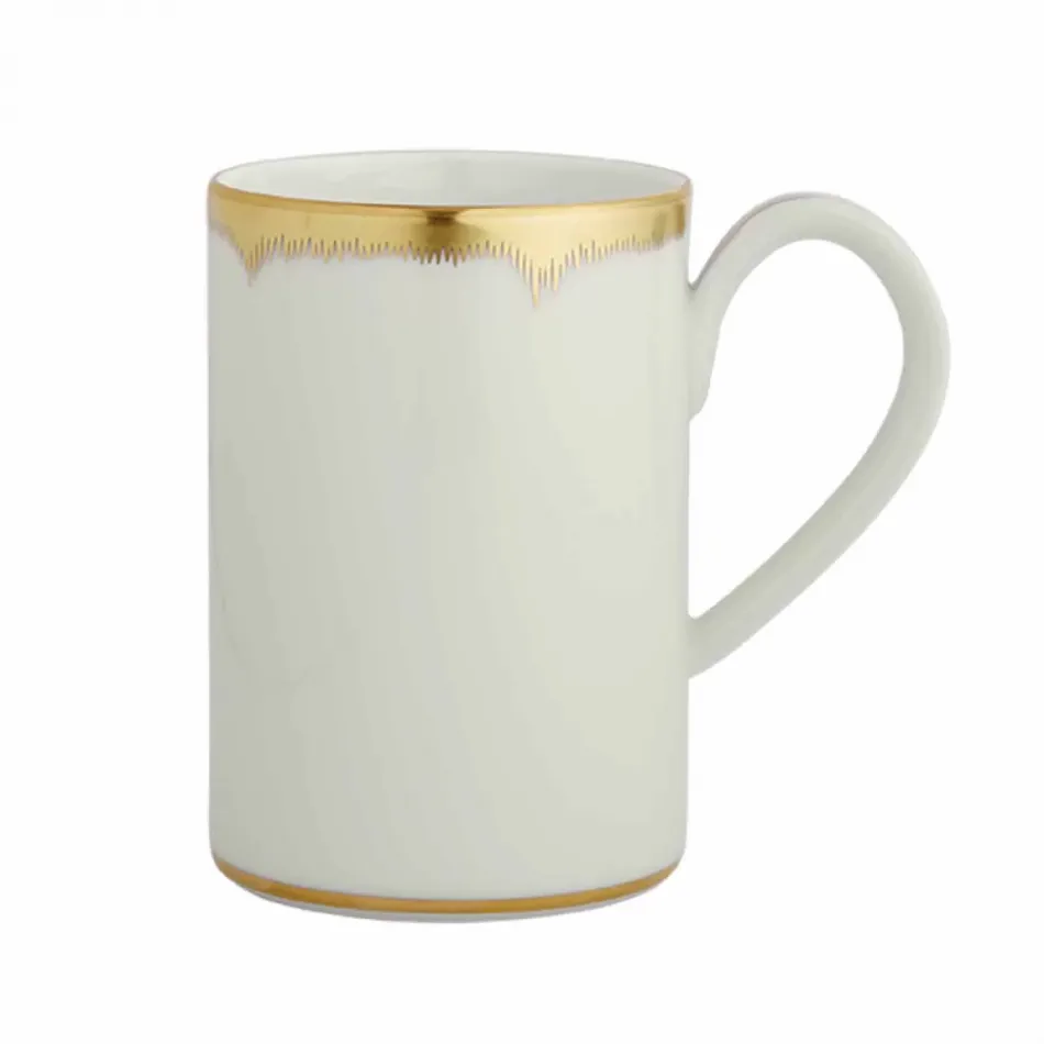 Chelsea Feather Gold Mug 4.5"