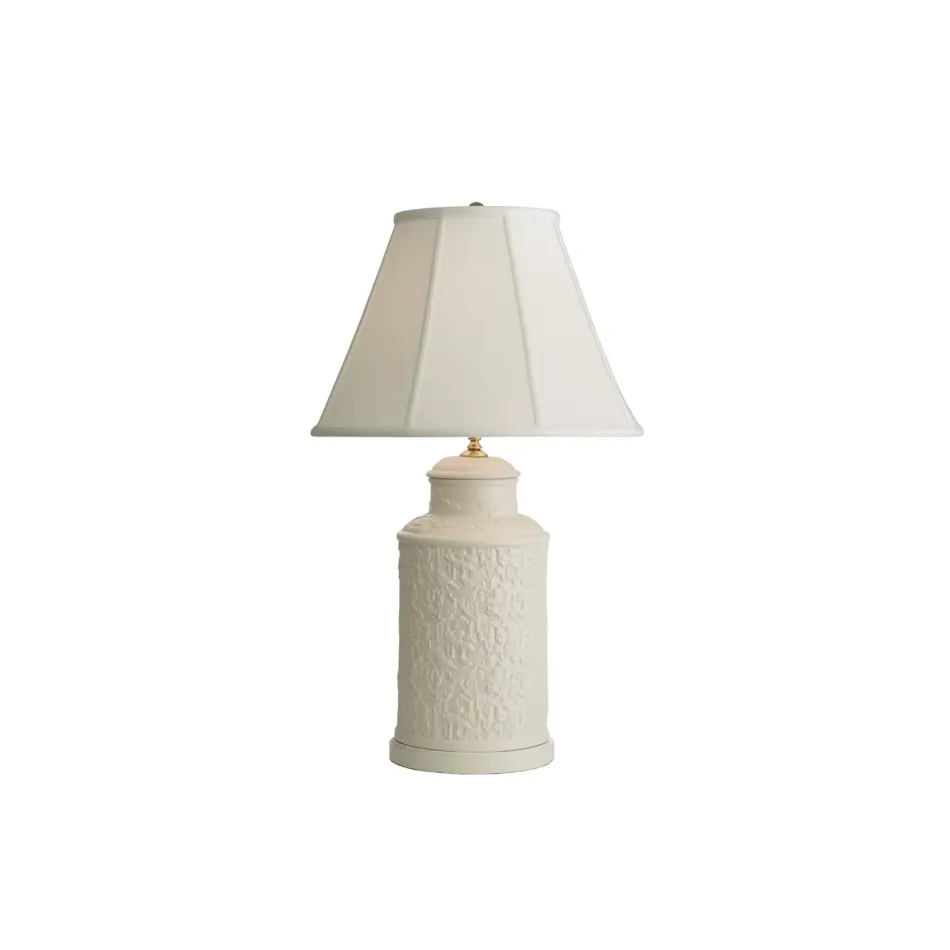 Creamware Wall Of China Lamp 31"x8.5"