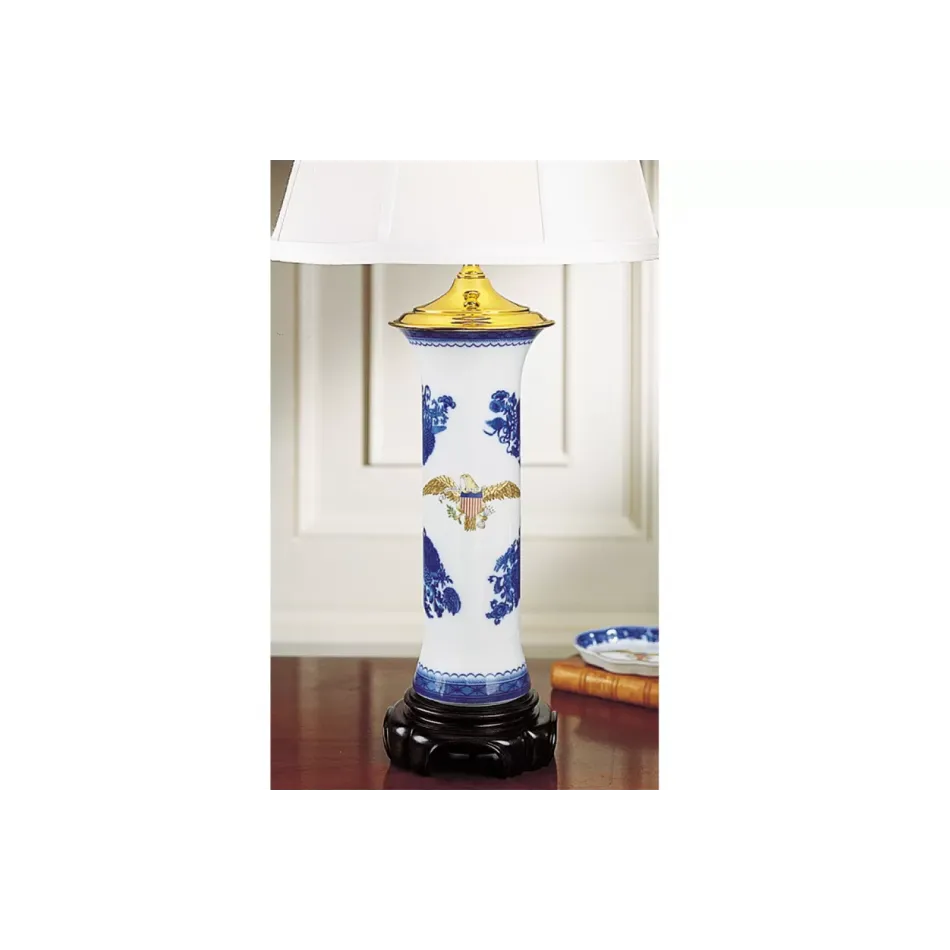 Diplomatic Eagle Trumpet Lamp 25.5"