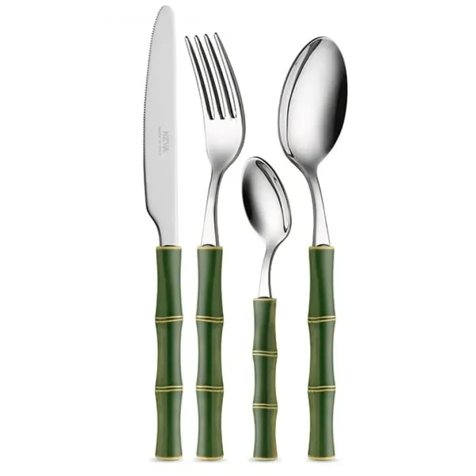 Bamboo Green Flatware