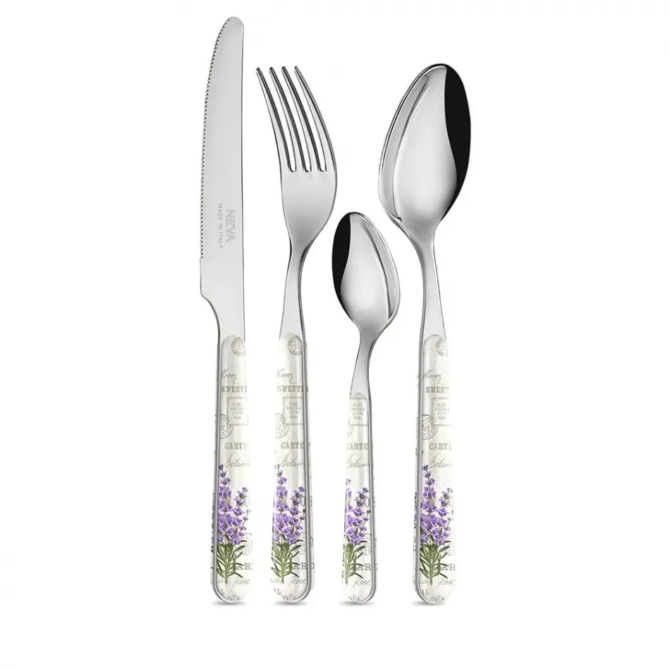 Lavender Vintage Set 4 Cheese Knives