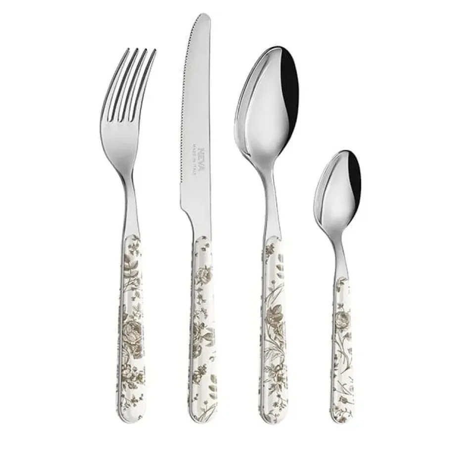 China Roses Dove Set 4 Cheese Knives