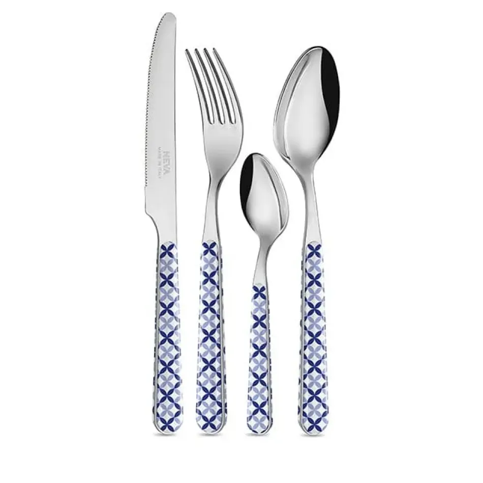 Optical Blue/Sky Blue Set 4 Cheese Knives