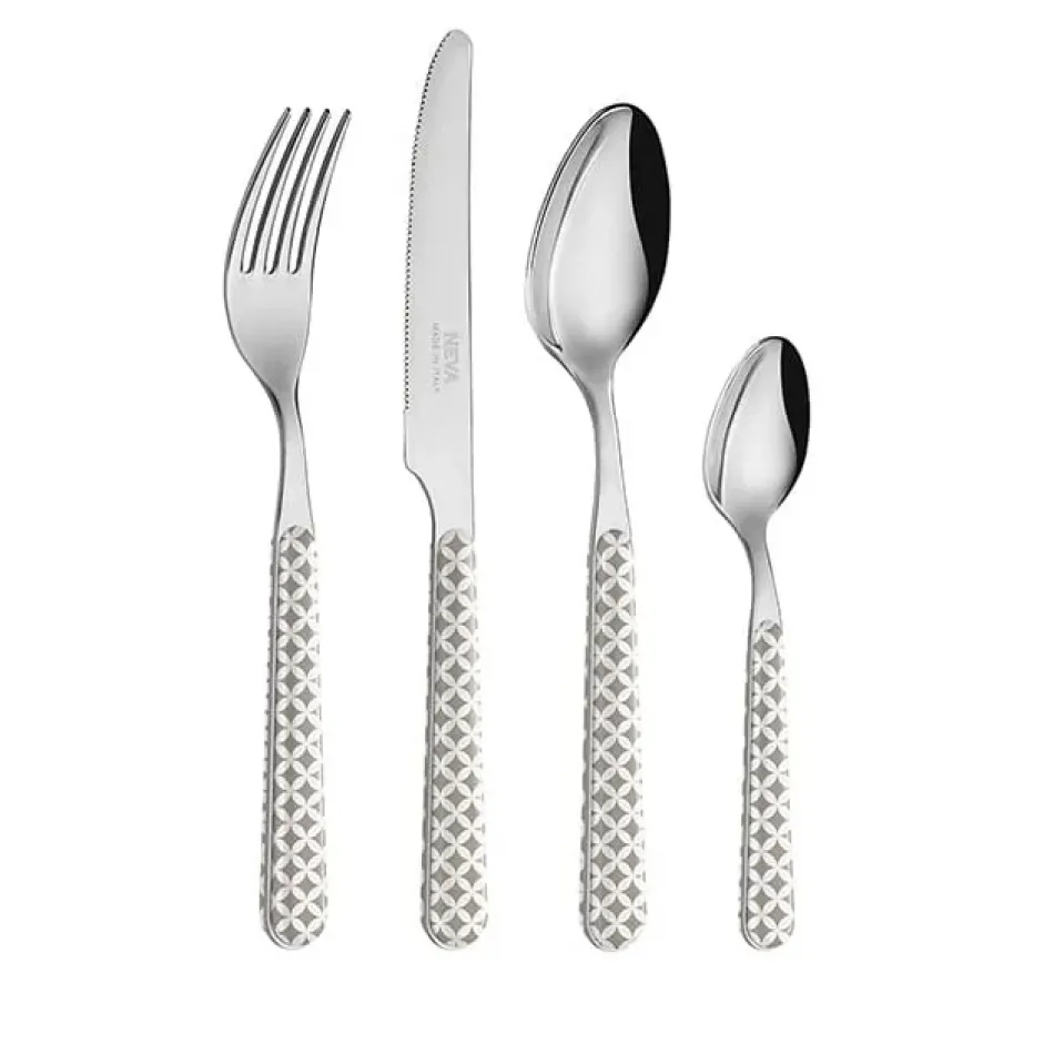 Optical Dove Set 4 Cheese Knives