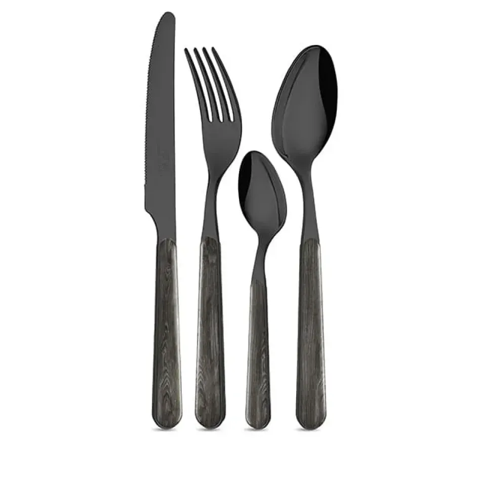 Legno Preziosa Titanium Flatware