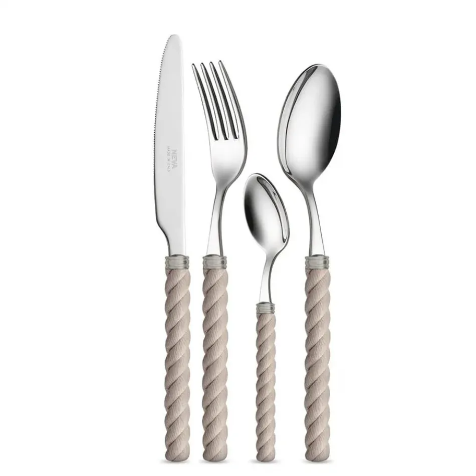 Corda (Rope) Beige Flatware