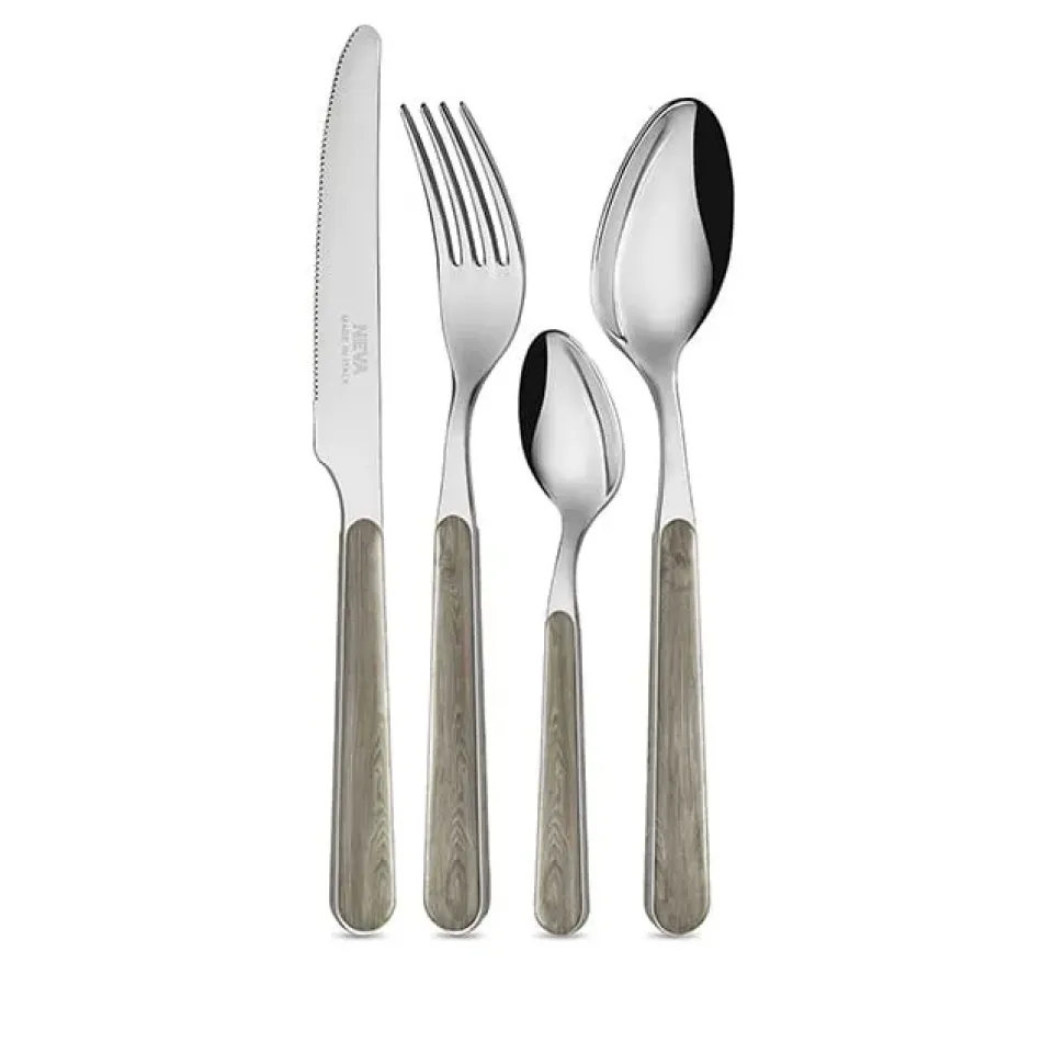 Legno Dove Gray Pine Flatware