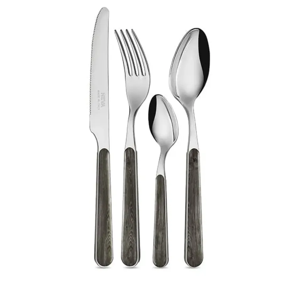 Legno Anthracite Pine Flatware